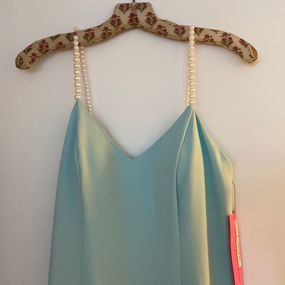 Betsey Johnson Formal dress with pearl straps